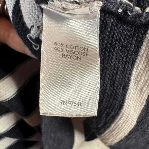 J Jill WearEver Collection‎ Size 4x Striped Relaxed Fit Knit Sweater - Picture 4 of 7